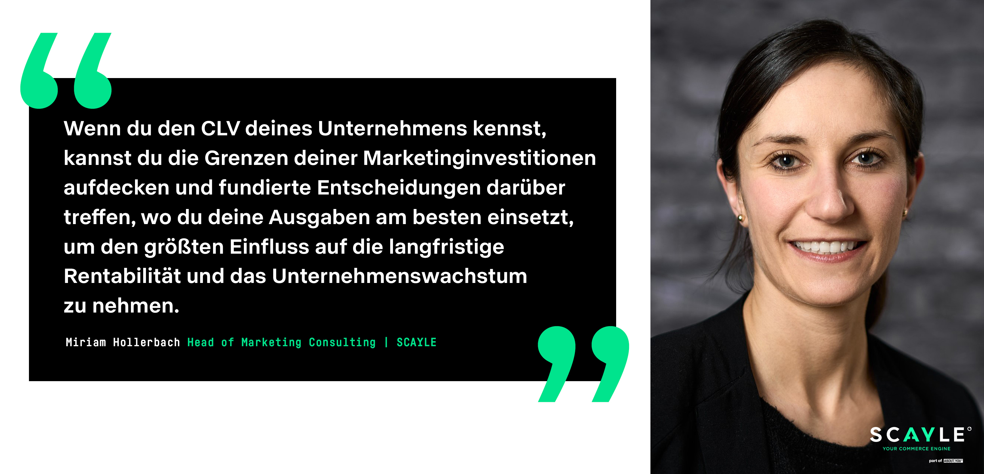 Miriam Hollerbach über den Wert der CLV-Berechnung