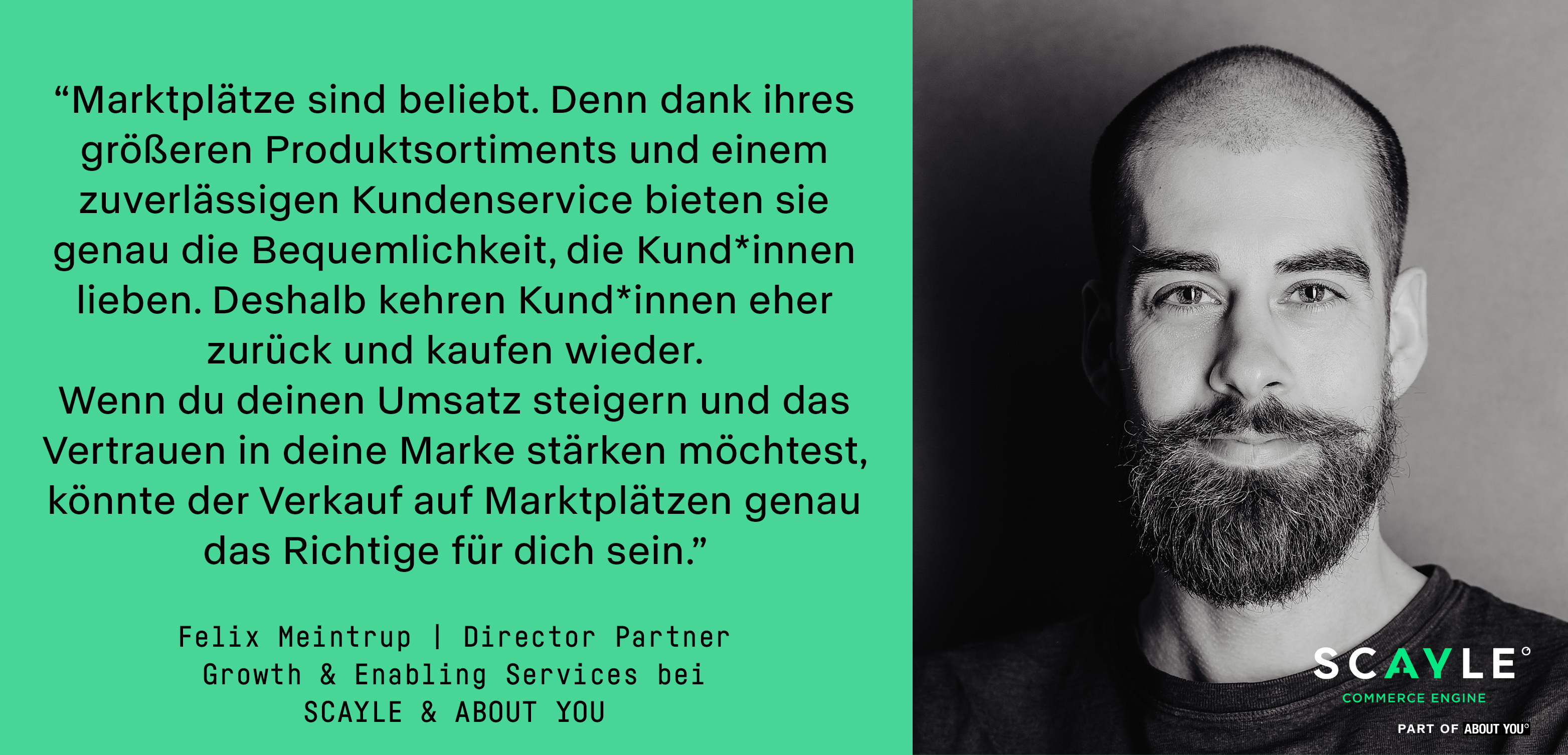 Online Marktplatz eCommerce Zitat von Felix Meintrup
